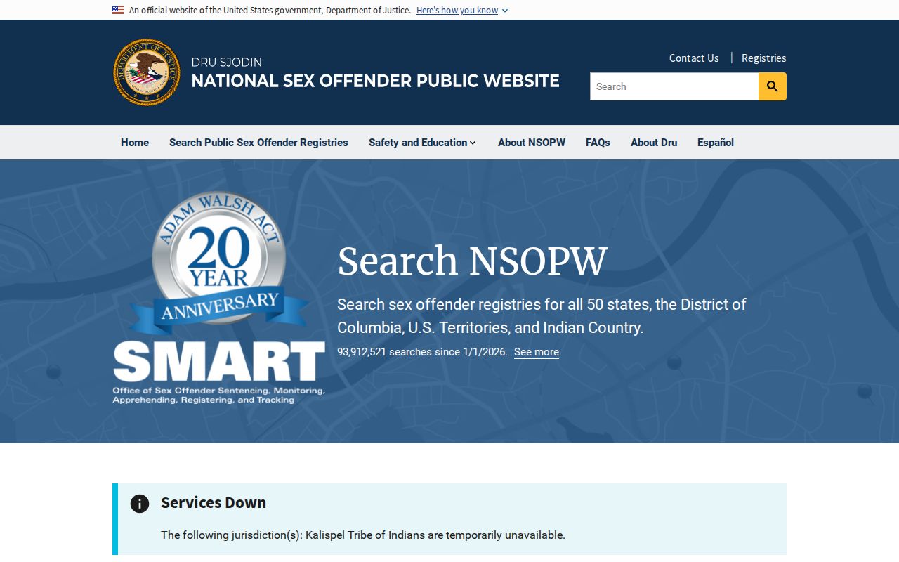 National cross-state search used after a Walker County sex offender check